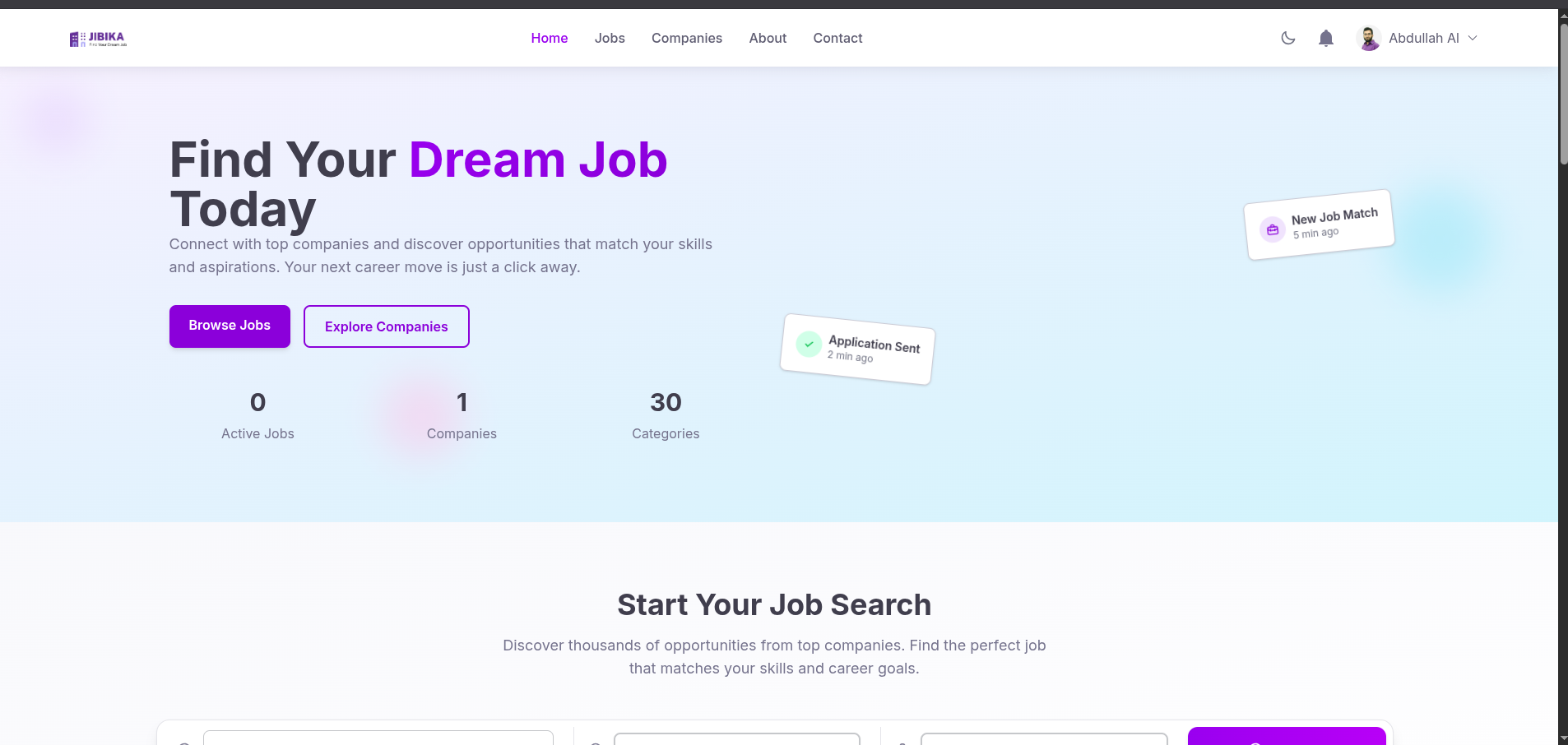 Jibika - Job Portal Platform